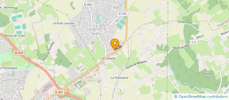 localisation de l'entreprise MONSIEUR FABIEN CHANTECLAIR à SARGE-LES-LE-MANS