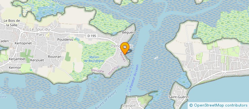 localisation de l'entreprise MONSIEUR FABIEN CHANTREL  LE TOUR-DU-PARC