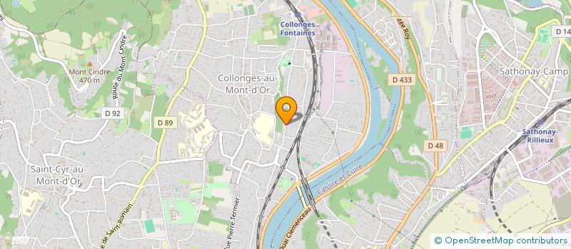 localisation de l'entreprise MONSIEUR FABIEN CHARBONNIER  COLLONGES-AU-MONT-D'OR
