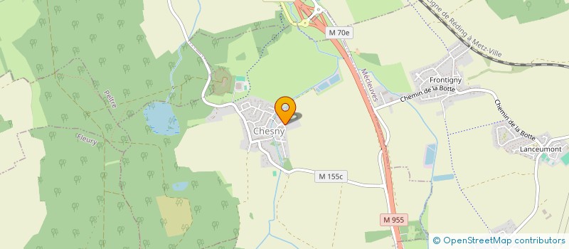 localisation de l'entreprise MONSIEUR FABIEN CHARIEAU  CHESNY