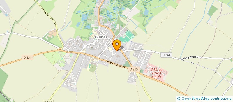 localisation de l'entreprise MONSIEUR FABIEN CHARLES DANIE DARRAS  GUINES