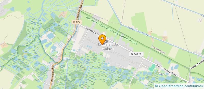 localisation de l'entreprise MONSIEUR FABIEN CHARLES JULES POISON  GUINES