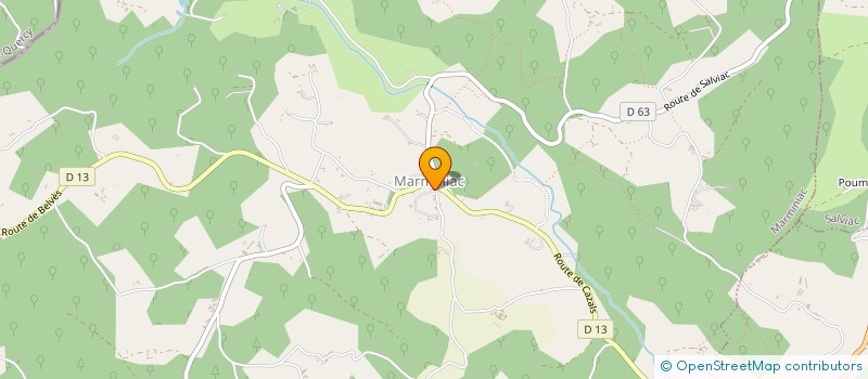 localisation de l'entreprise MONSIEUR FABIEN CHARLOT  FRAYSSINET-LE-GELAT