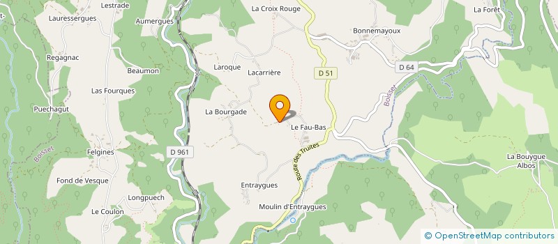 localisation de l'entreprise MONSIEUR FABIEN CHARMES à BOISSET