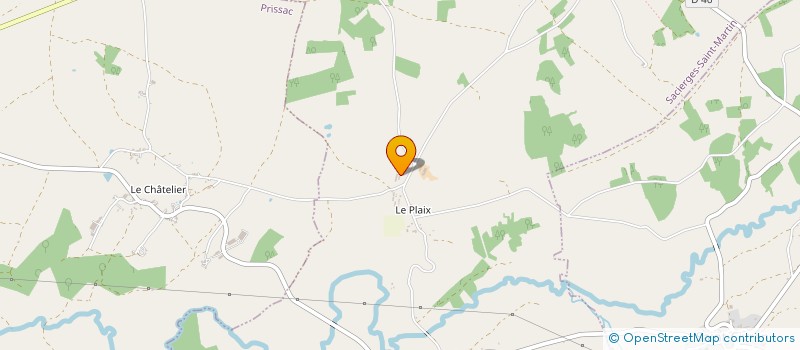localisation de l'entreprise MONSIEUR FABIEN CHARRET à SACIERGES-SAINT-MARTIN