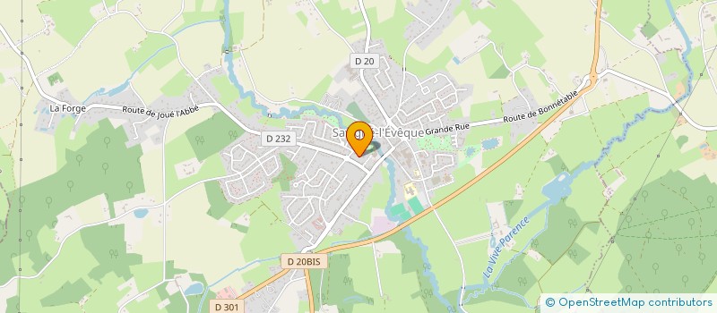 localisation de l'entreprise MONSIEUR FABIEN CHASSAIS  SAVIGNE-L'EVEQUE