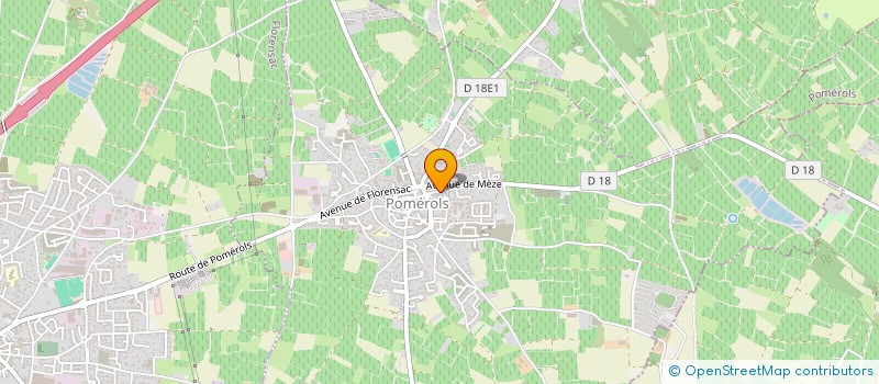 localisation de l'entreprise MONSIEUR FABIEN CHASSONNERY  POMEROLS