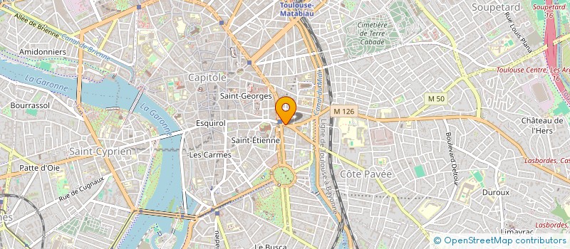 localisation de l'entreprise MONSIEUR FABIEN CHATELAS à TOULOUSE