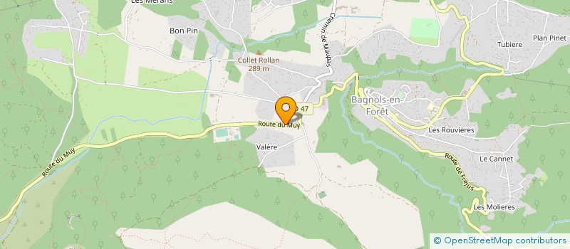 localisation de l'entreprise MONSIEUR FABIEN CHAUDRON  BAGNOLS-EN-FORET