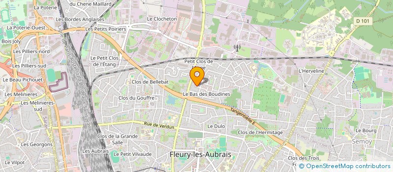 localisation de l'entreprise MONSIEUR FABIEN CHAUSSON à FLEURY-LES-AUBRAIS