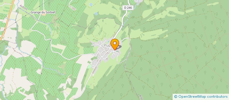 localisation de l'entreprise MONSIEUR FABIEN CHAZERAND  PUPILLIN