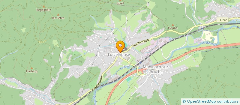 localisation de l'entreprise MONSIEUR FABIEN CHAZERAND  LUTZELHOUSE