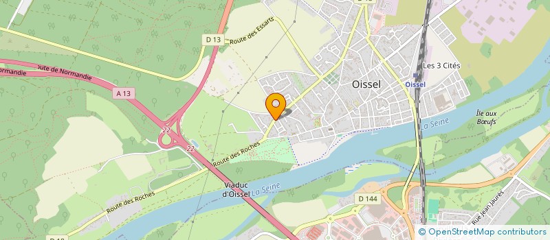 localisation de l'entreprise MONSIEUR FABIEN CHEMIN  OISSEL