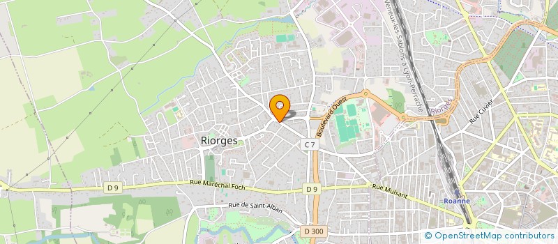 localisation de l'entreprise MONSIEUR FABIEN CHENAUD à RIORGES