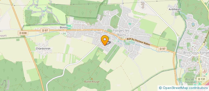 localisation de l'entreprise MONSIEUR FABIEN CHEVILLARD  FORGES-LES-BAINS