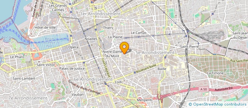 localisation de l'entreprise MONSIEUR FABIEN CHEYROUZE à MARSEILLE
