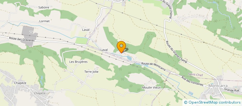 localisation de l'entreprise MONSIEUR FABIEN CHICHARRO  MONTCARRA