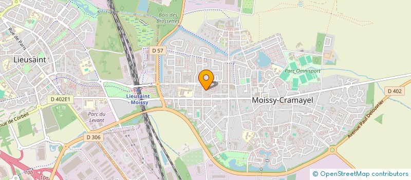 localisation de l'entreprise MONSIEUR FABIEN CHOINIER  MOISSY-CRAMAYEL