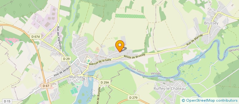 localisation de l'entreprise MONSIEUR FABIEN CHOIX  MARNAY