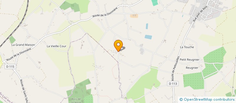 localisation de l'entreprise MONSIEUR FABIEN CHOPLIN  MAZE-MILON