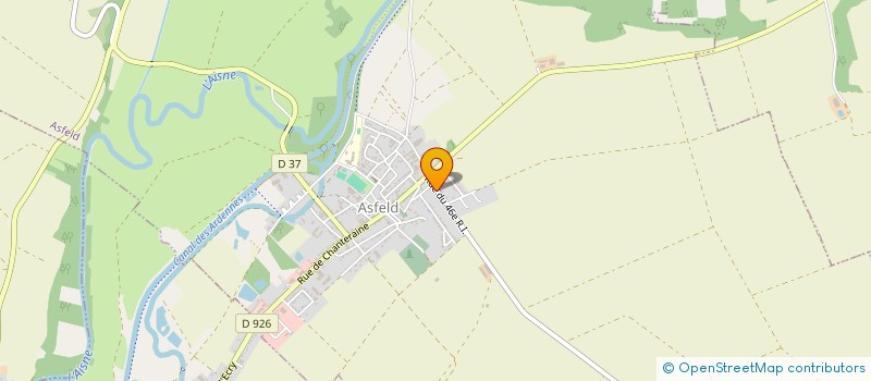 localisation de l'entreprise MONSIEUR FABIEN CHRETIEN à ASFELD