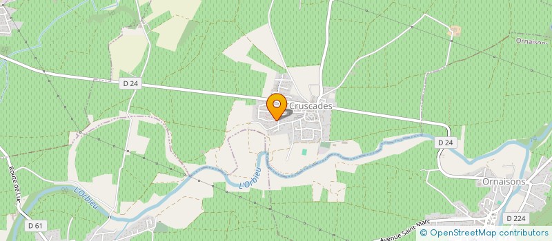 localisation de l'entreprise MONSIEUR FABIEN CIANNI  CRUSCADES