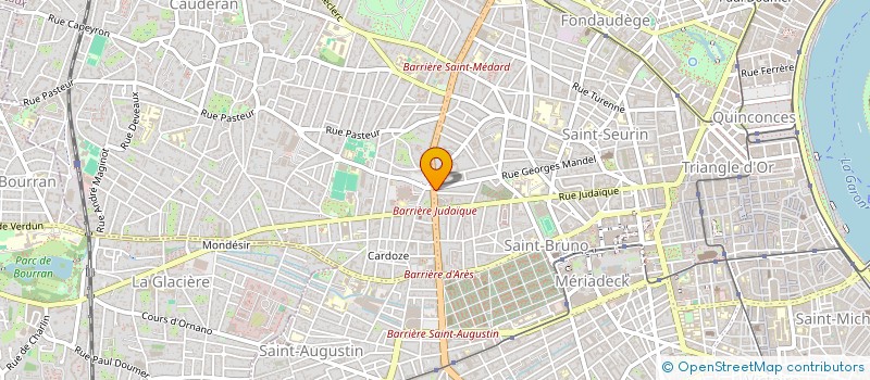 localisation de l'entreprise MONSIEUR FABIEN CIRIA à BORDEAUX