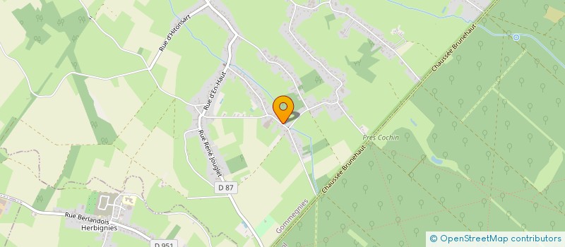 localisation de l'entreprise MONSIEUR FABIEN CLAREMBAUX  GOMMEGNIES