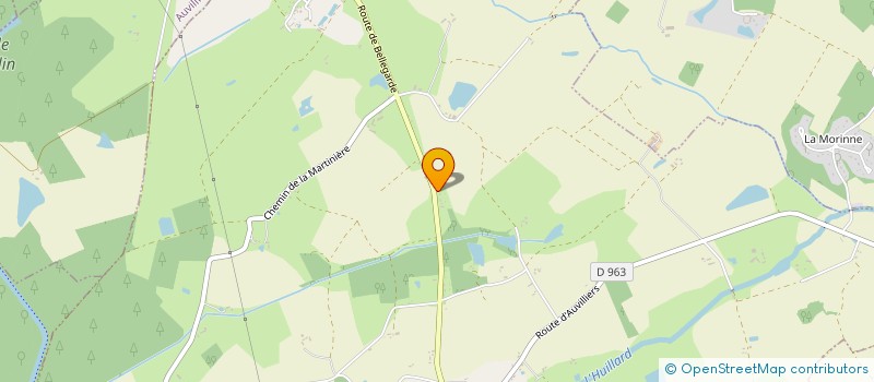 localisation de l'entreprise MONSIEUR FABIEN CLAUDE-MAURICE  BEAUCHAMPS-SUR-HUILLARD