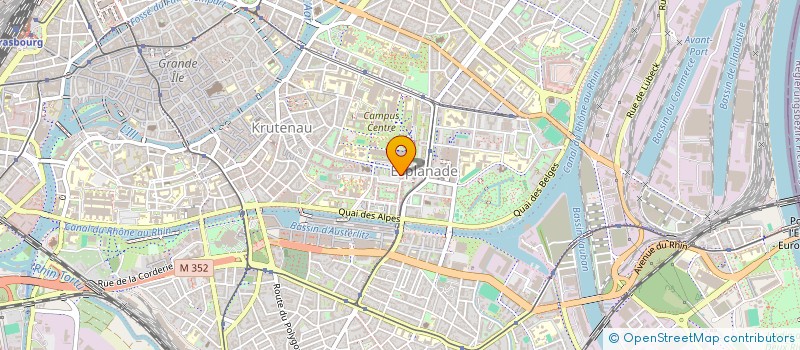 localisation de l'entreprise MONSIEUR FABIEN CLAUDEL  KINGERSHEIM