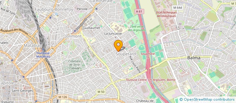 localisation de l'entreprise MONSIEUR FABIEN CLAUSTRES à TOULOUSE
