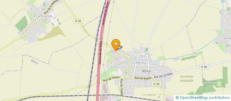 localisation de l'entreprise MONSIEUR FABIEN CLAUX  REMY