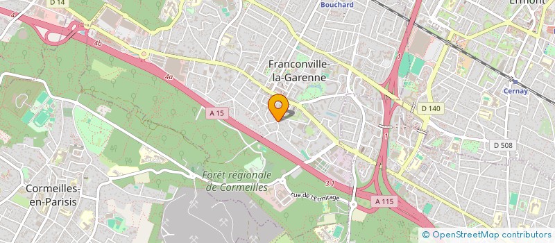 localisation de l'entreprise MONSIEUR FABIEN CLECH à FRANCONVILLE