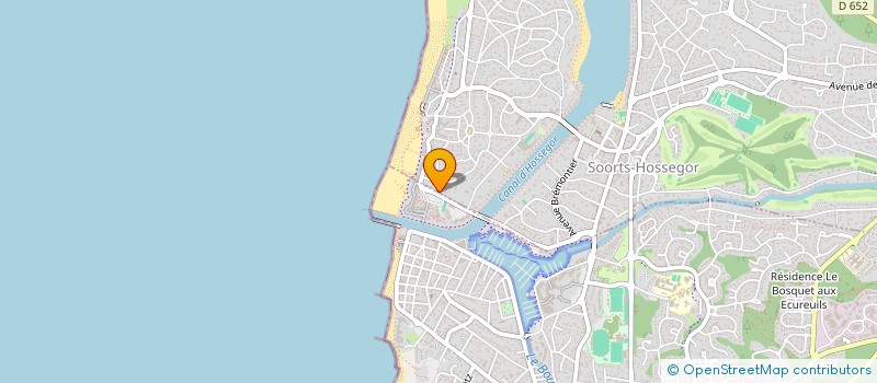 localisation de l'entreprise MONSIEUR FABIEN CLERC  SOORTS-HOSSEGOR