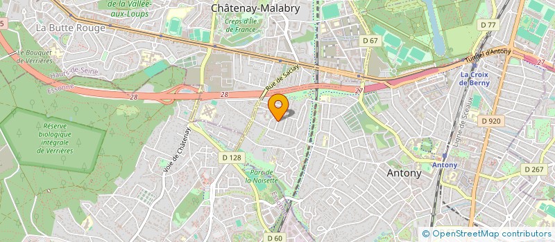 localisation de l'entreprise MONSIEUR FABIEN COGNARD à ANTONY