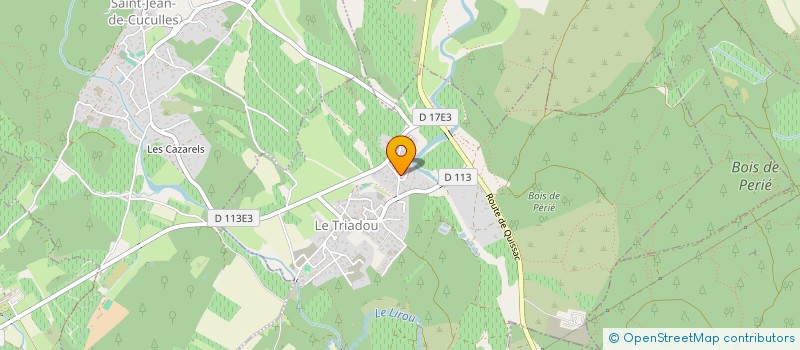 localisation de l'entreprise MONSIEUR FABIEN COIGNOT  LE TRIADOU