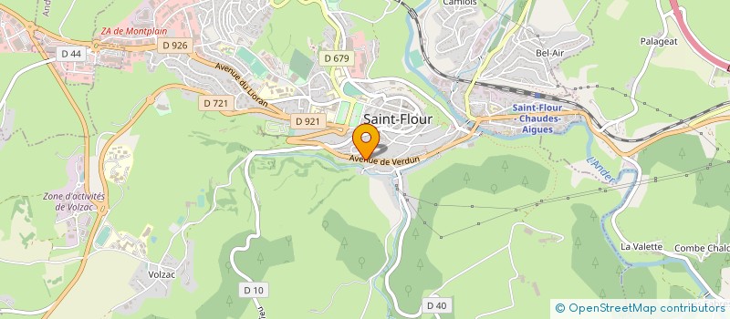 localisation de l'entreprise MONSIEUR FABIEN COLAS à ISSOIRE