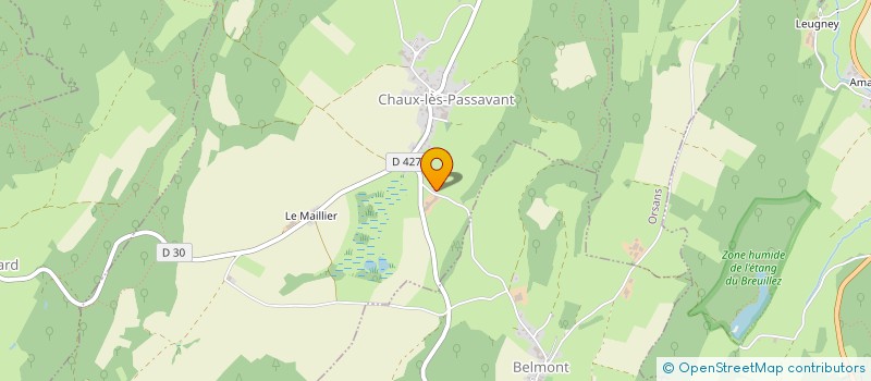 localisation de l'entreprise MONSIEUR FABIEN COLIN  BELMONT