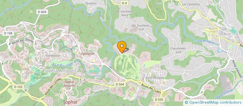 localisation de l'entreprise MONSIEUR FABIEN COLLADO  BIOT