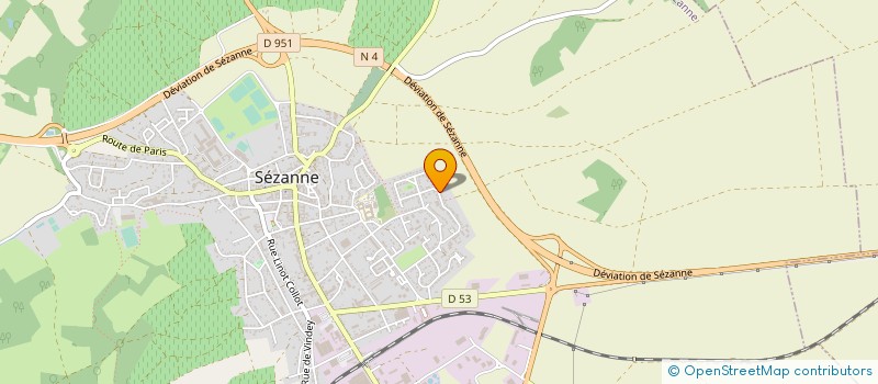 localisation de l'entreprise MONSIEUR FABIEN COLLARD  SEZANNE