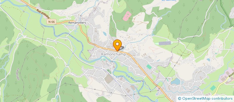 localisation de l'entreprise MONSIEUR FABIEN COLLE  RAMONCHAMP