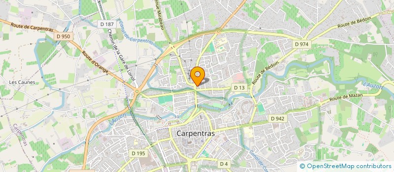 localisation de l'entreprise MONSIEUR FABIEN COLLET à CARPENTRAS