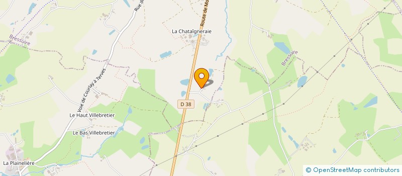 localisation de l'entreprise MONSIEUR FABIEN COLLINEAU  BRESSUIRE