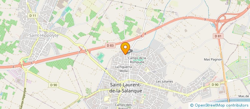 localisation de l'entreprise MONSIEUR FABIEN CONTE à SAINT-LAURENT-DE-LA-SALANQUE