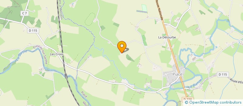 localisation de l'entreprise MONSIEUR FABIEN COPPIN  SAINT-GEOURS-DE-MAREMNE