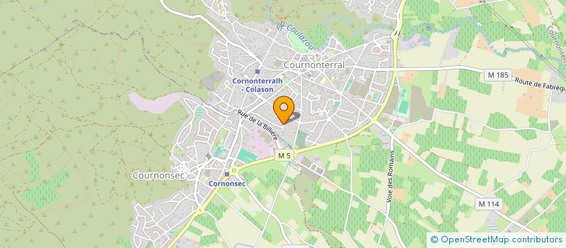 localisation de l'entreprise MONSIEUR FABIEN CORBIERE à COURNONTERRAL
