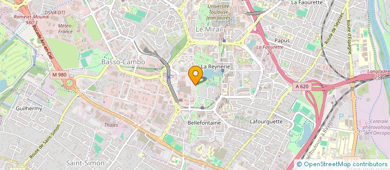 localisation de l'entreprise MONSIEUR FABIEN CORBIERE  TOULOUSE