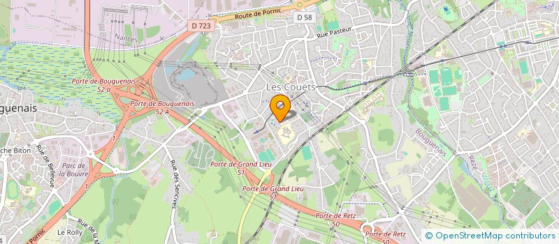 localisation de l'entreprise MONSIEUR FABIEN CORBIN  BOUGUENAIS