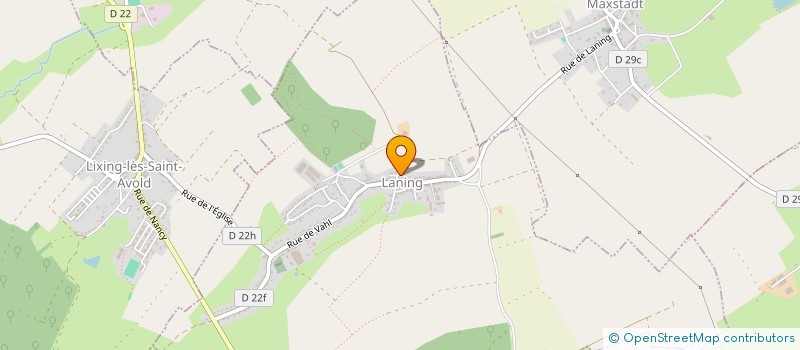 localisation de l'entreprise MONSIEUR FABIEN CORDONNIER  LANING