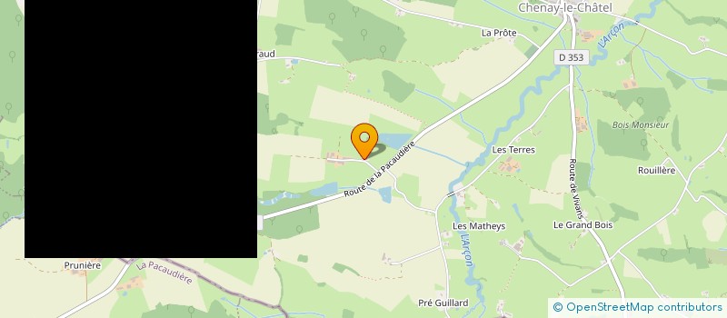 localisation de l'entreprise MONSIEUR FABIEN CORNELOUP  CHENAY-LE-CHATEL